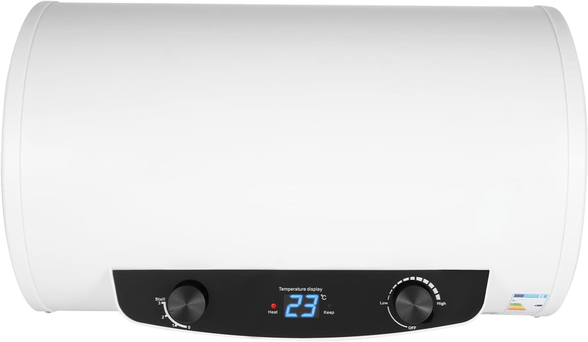 Loobiiny Calentadores eléctrico, Calentador de agua eléctrico horizontal (35 L, 2000 W