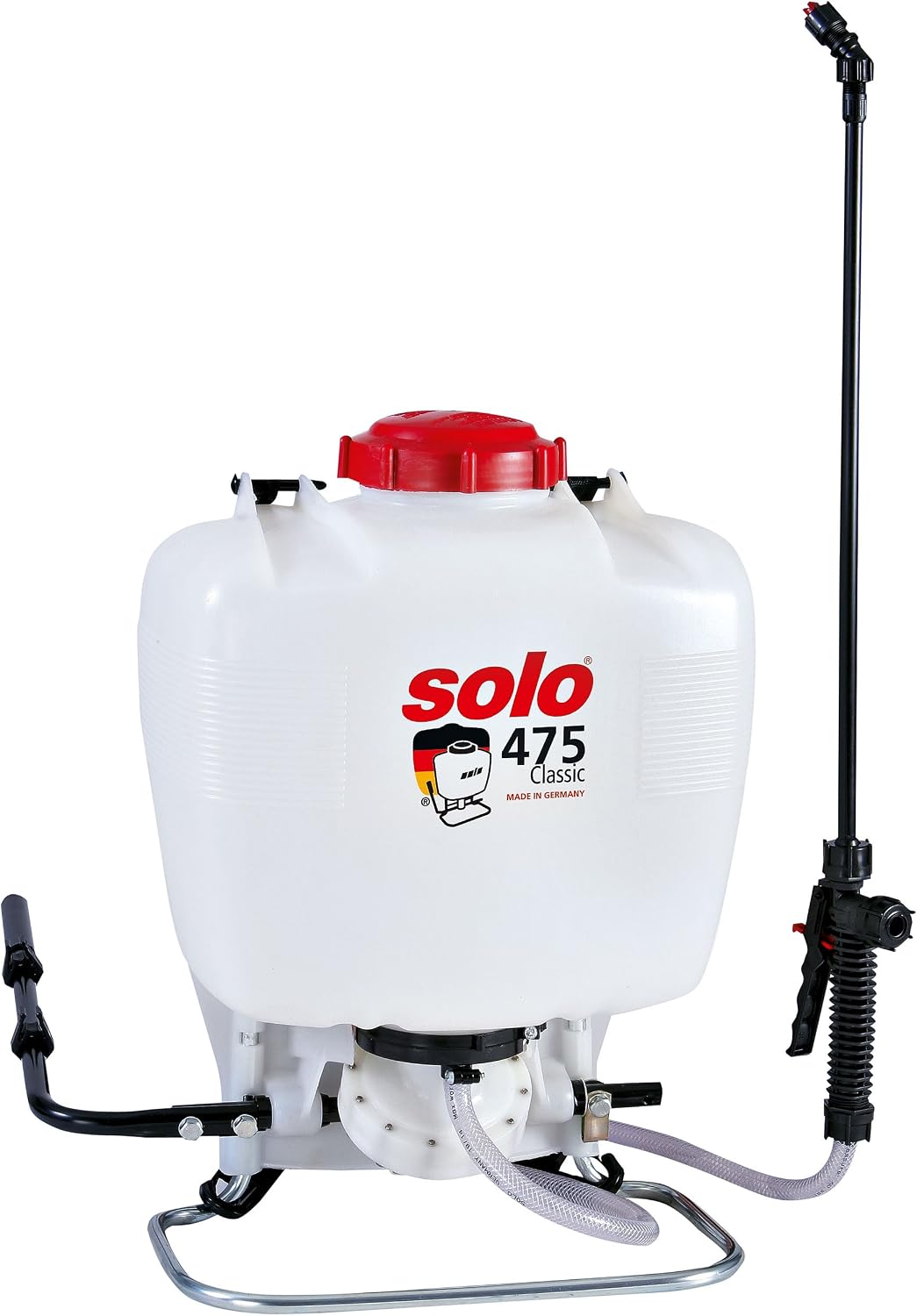 SOLO Pulverizador, Classic 47521 - Jeringa para la Espalda (15 L, 36 x 22 x 51 cm), Color Blanco