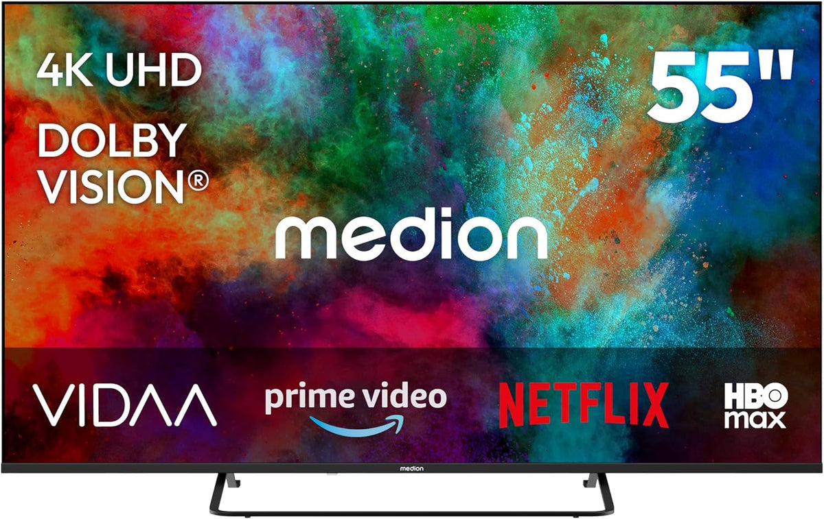 MEDION Smart TV, 138, 8 cm (55') 4K UHD LED VIDAA Smart TV - MD855302