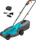 Cortacéspedes rotativo Cortacésped PowerMax 30/18V P4A con batería, Set Listo para Usar: 30 cm de Ancho, Capacidad de 25 l, Ajuste de Altura, Ligero
