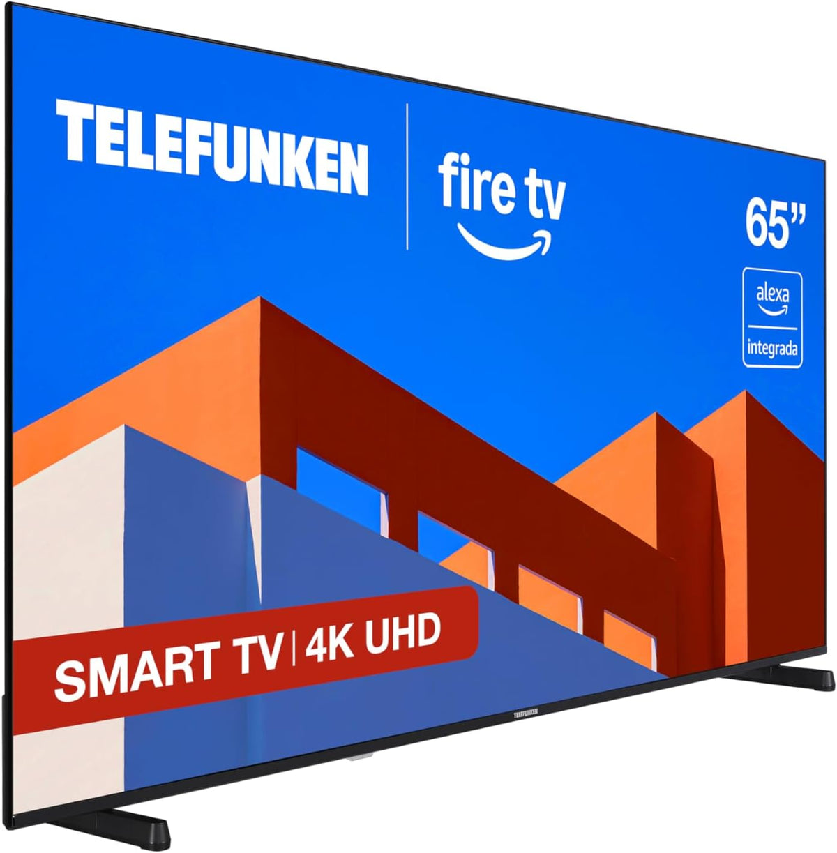 Smart TV 65FTV825, 65 Pulgadas 4K UHD, Smart TV Fire OS, HDR10, MEMC, Compatible con Alexa, Dolby Atmos, Apple AirPlay, Bluetooth, Telefunken
