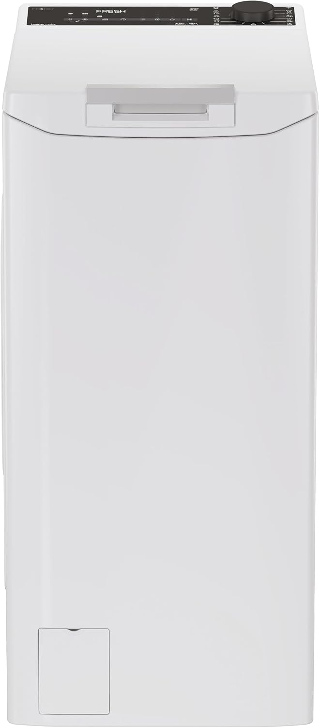 Lavadora Haier, T Series 7 THASN2856TM4-S Lavadora carga superior 8, 5KG, Motor Inverter, Display Digital, Conectividad WIFI, 1200 RPM, Inicio
