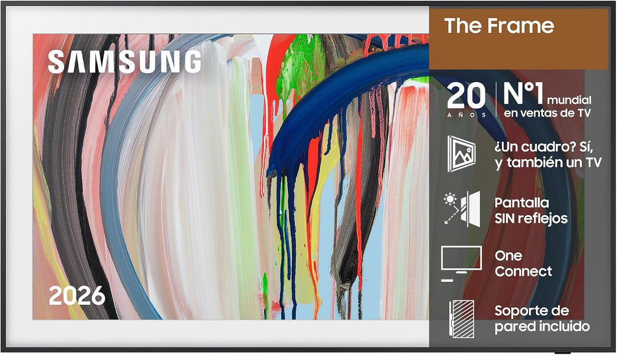 Televisor Samsung, TV The Frame LS03HE 55' 4K Smart TV IA y Pantalla sin Reflejos