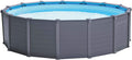 Piscinas desmontabl 15Ft8In X 49In Graphite Gray Panel Pool Set, Intex