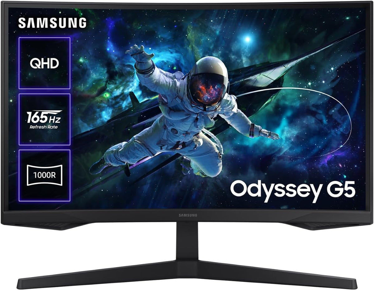 G55C de Samsung, monitor, Curvo Gaming Odyssey G5 QHD 32' con 165Hz y AMD Freesync