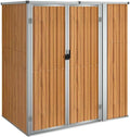 Armario Generic, Cobertizo de Jardín de Acero Galvanizado 161x89x161 cm para Herramientas