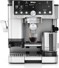Cafeteras combinadas espresso-goteo Ninja, Luxe Pro, Cafetera 3 en 1, con Molinillo y Espumador, Plata