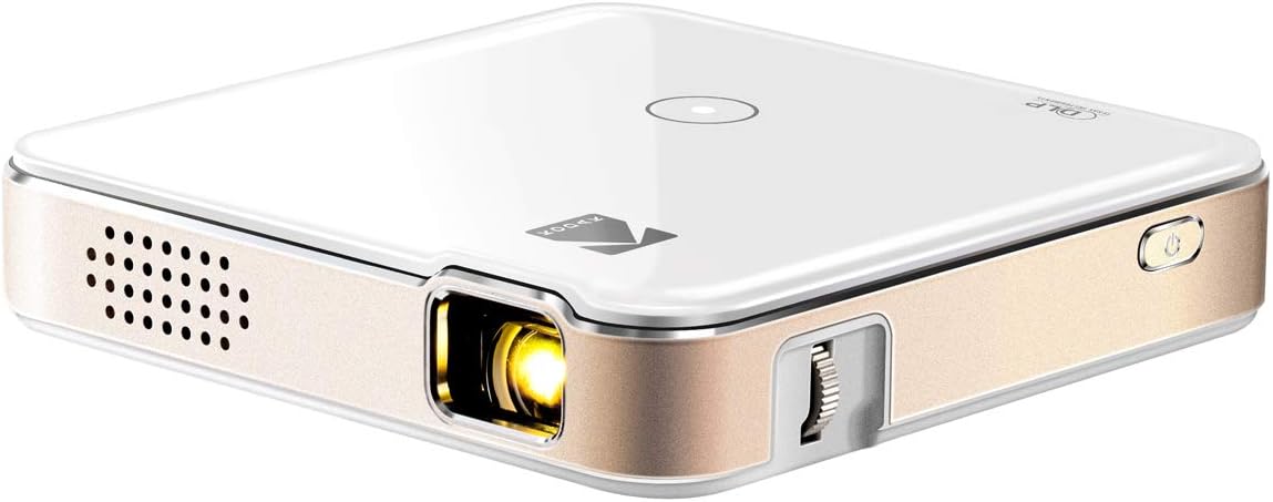 Proyector de KODAK, Luma 150 Proyector de películas portátil con Altavoz Incorporado hdmi USB, MicroSD, Airplay y Miracast Habilitados