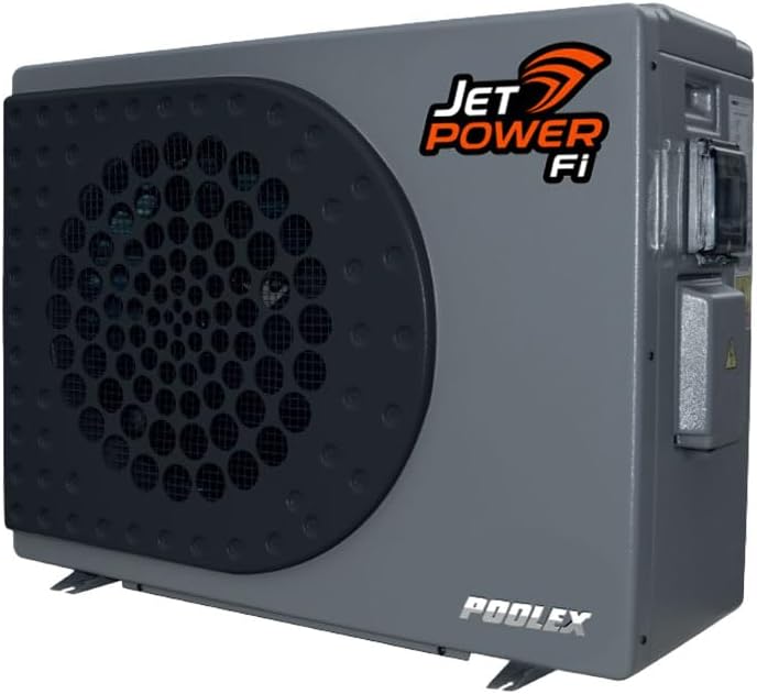 Bombas de calor para piscina de POOLEX, JETPOWER 90 - Bomba de Calor para Piscina Full Inverter 9 KW - Silencioso & Conectado - Cuenca 40 a 50 m³