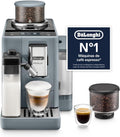 Cafetera automática Rivelia - Cafetera Superautomática 16 Bebidas Gris, De'Longhi