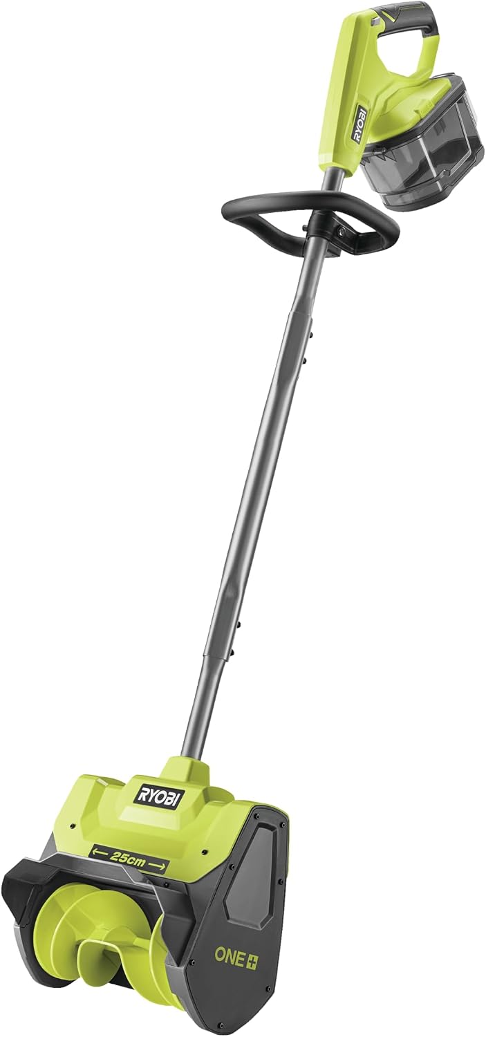 Ryobi RY18ST25A-0 Palas quitaniev, Fresa de Nieve de 18 V One+ - 25 cm de Ancho de desbordamiento - Se Vende sin batería ni Cargador