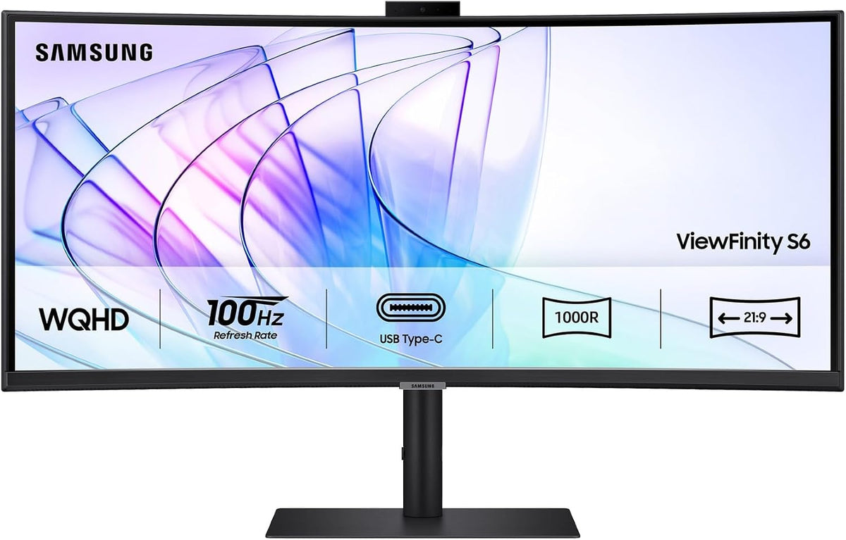 Samsung S65VC Monitor, Curvo ViewFinity S6 Ultra WQHD 34' con 100Hz y AMD FreeSync