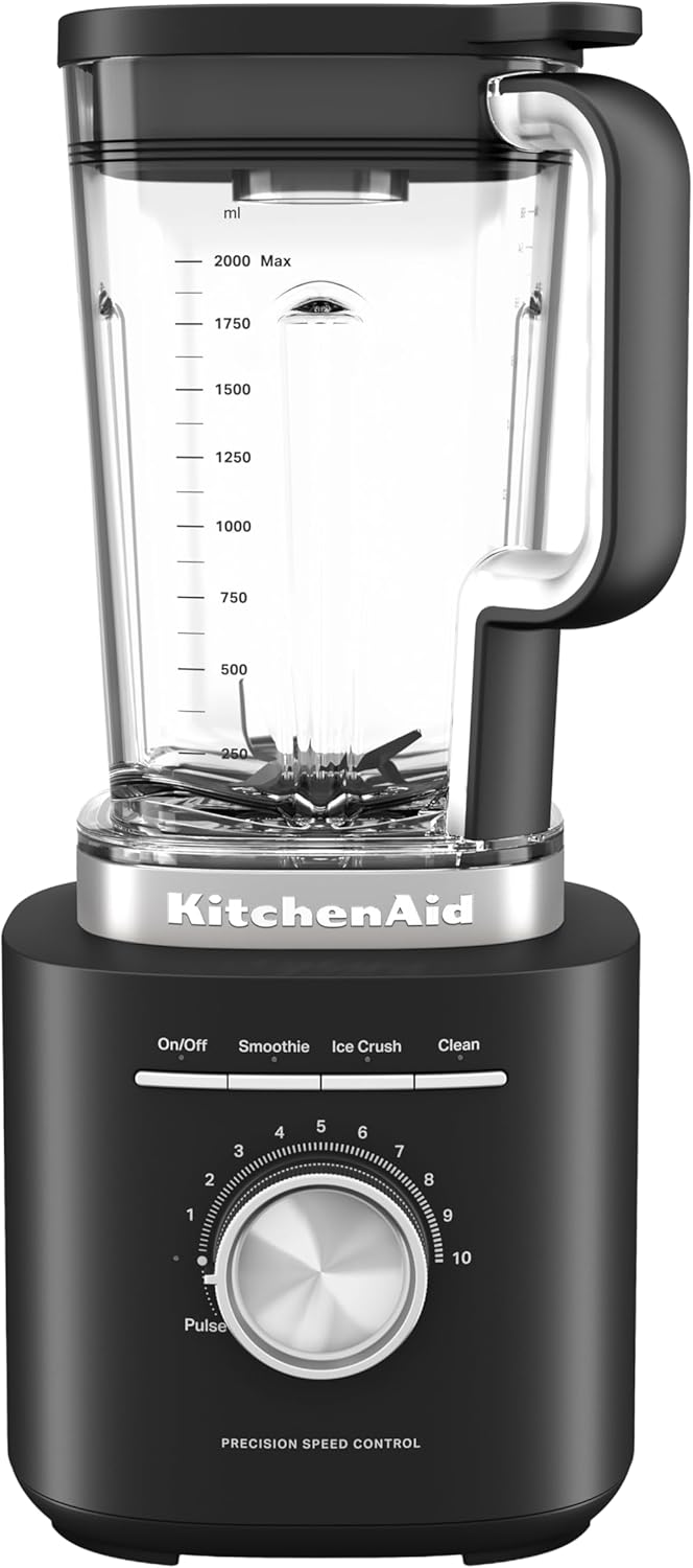Batidoras de mano Batidora de Vaso Pure Power 2L Envase sin BPA Negro mate, KitchenAid