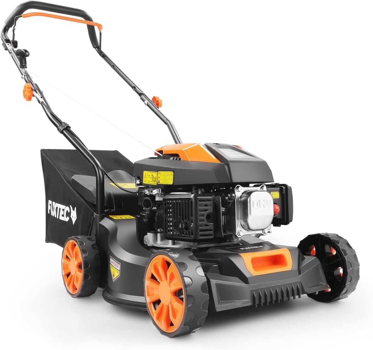 FUXTEC Cortacéspedes rotativo, Cortacésped de Gasolina FX-RM4180 • 40, 6 cm • cesto 45 L