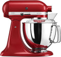 KitchenAid Robots de cocina, Artisan Robot de Cocina 4, 7L con accesorios Rojo imperial